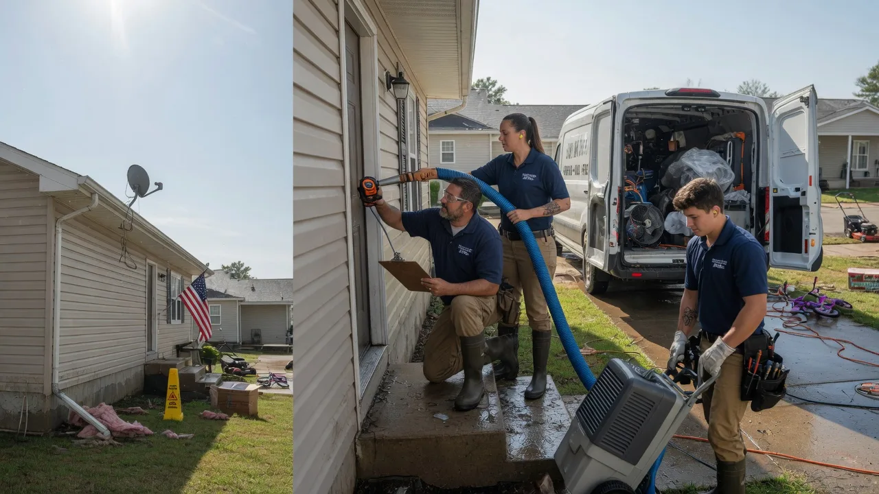 Ceiling Water Damage Restoration in Forest, LA near me